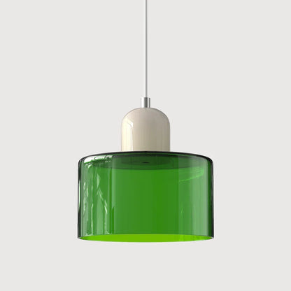 Pendant Light Bauhaus Geometric Colored Glass