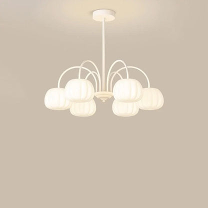 Pendant Light Branch Style Pumpkin Shades 5-8 Lights