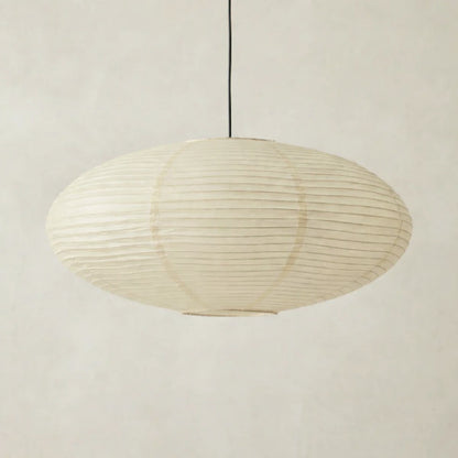 Pendant Light Cotton Paper Shade Adjustable Height