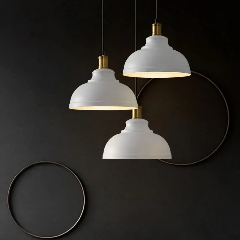 Pendant Light Industrial Iron Adjustable Height