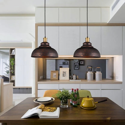 Pendant Light Industrial Iron Adjustable Height