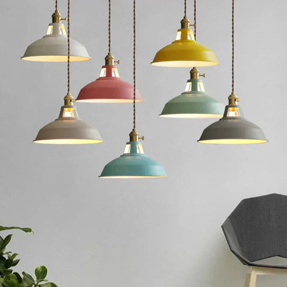 Pendant Light Industrial Metal Adjustable Chain