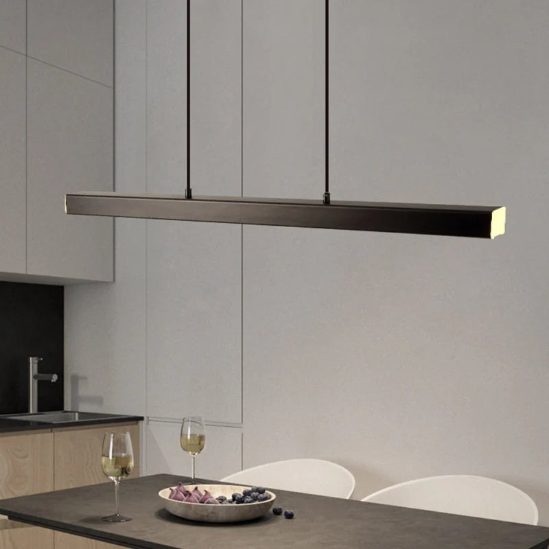 Pendant Light Linear LED Adjustable Suspension Cable