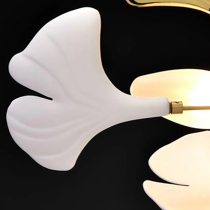 Pendant Light White Ceramic Sculptural U-Shaped Design