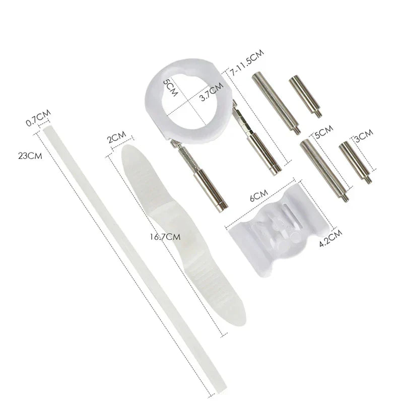 Penile Traction Device Adjustable Tension Stainless Steel Frame