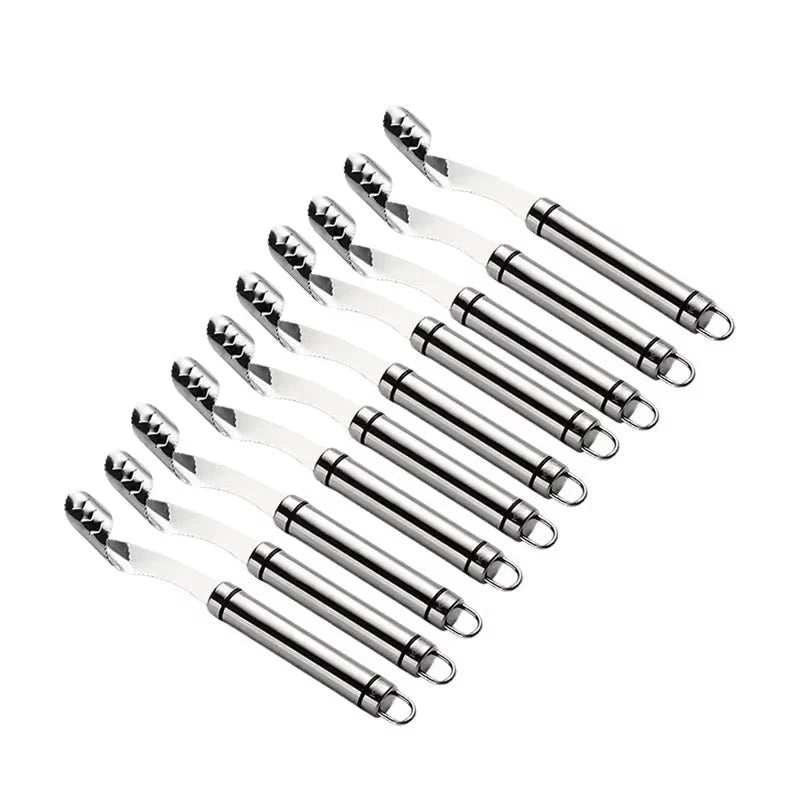 Pepper Corer Stainless Steel Double-Sided Serrated Head