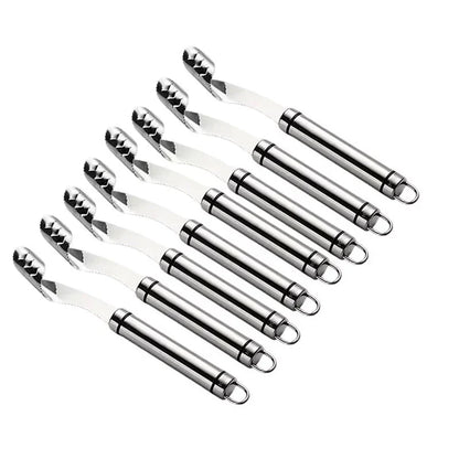 Pepper Corer Stainless Steel Double-Sided Serrated Head