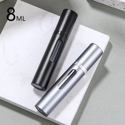 Perfume Atomizer Refillable Glass Travel Size Leak-Resistant Cap