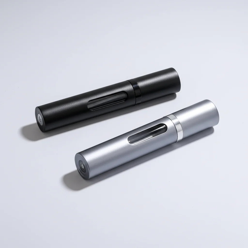 Perfume Atomizer Refillable Glass Travel Size Leak-Resistant Cap