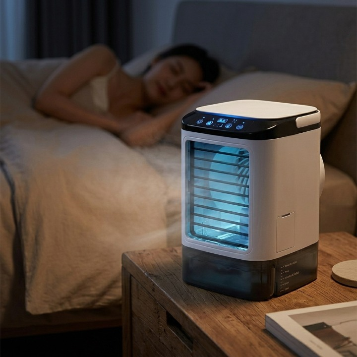 Personal Air Cooler 3-in-1 Cooling & Humidifying 900 ml