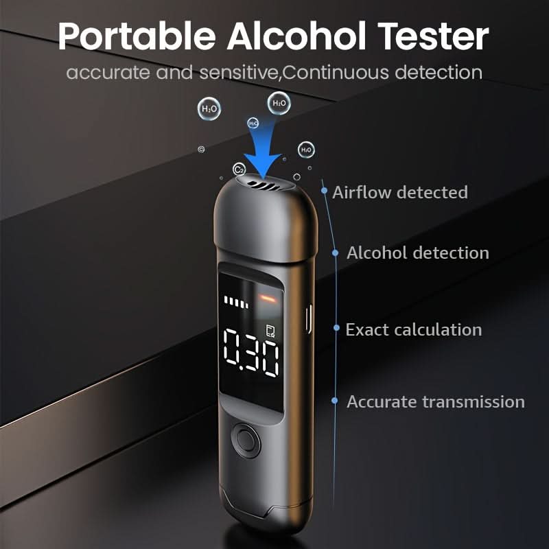 Personal Breathalyzer USB Rechargeable Digital Sensor