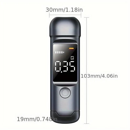 Personal Breathalyzer USB Rechargeable Digital Sensor