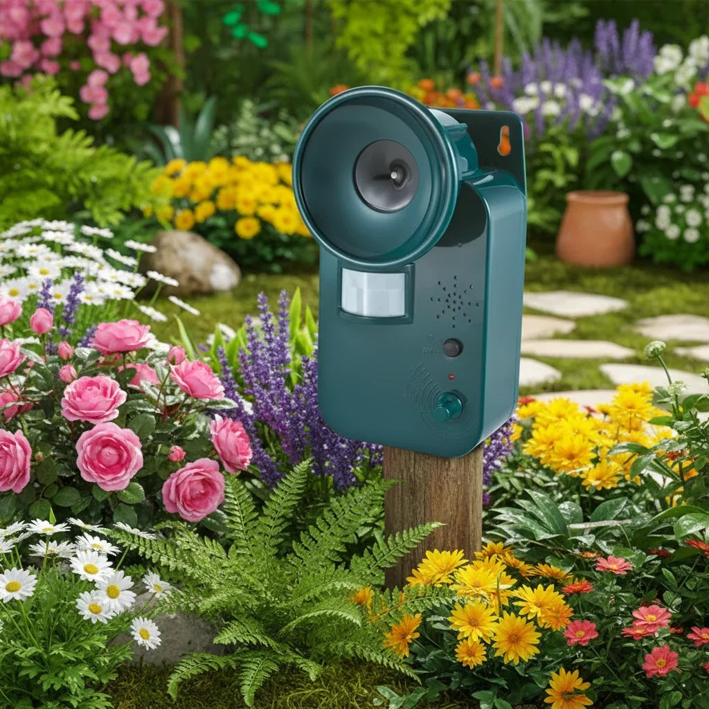 Pest Repeller Motion-Activated Ultrasonic 1,292 Sq Ft Coverage