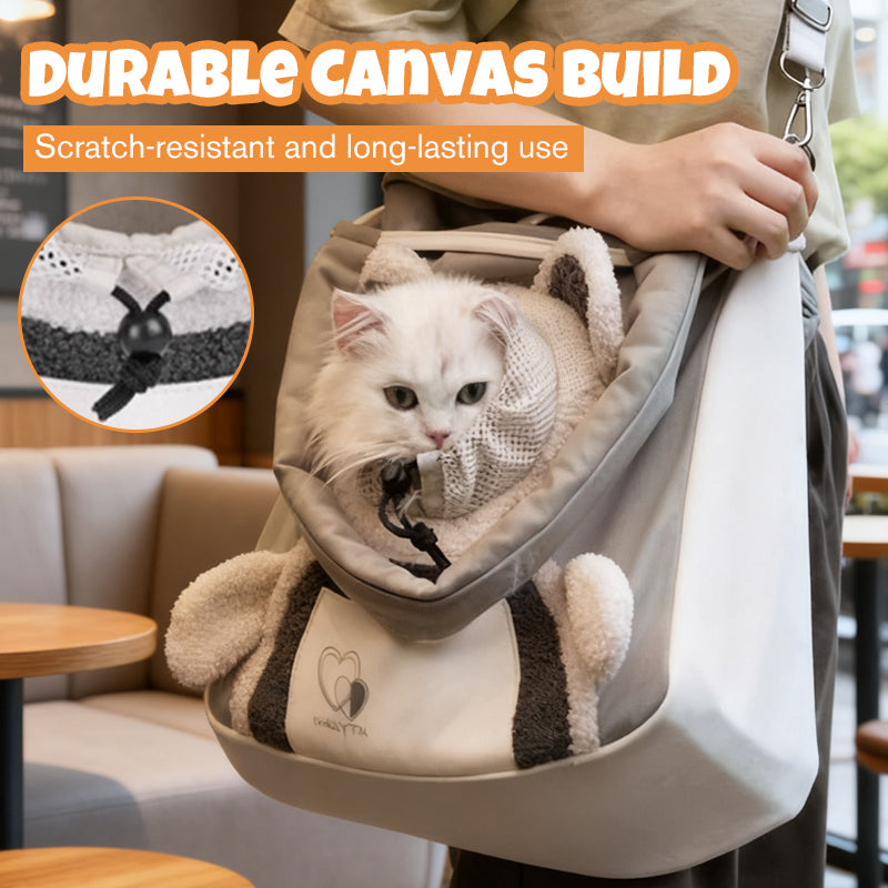 Pet Carrier Head-Out Window Breathable Fabric & Stable Base