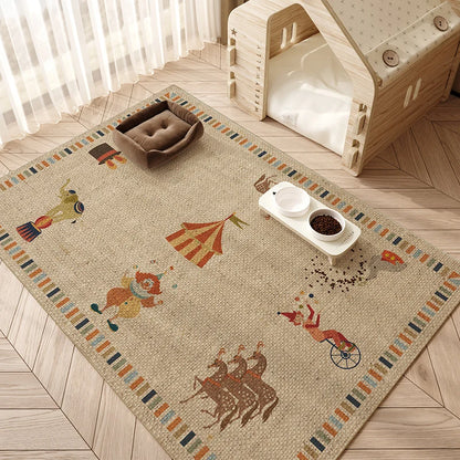 Pet Feeding Mat Non-Slip Easy-Clean Washable