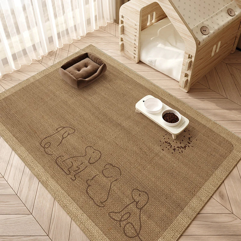 Pet Feeding Mat Non-Slip Easy-Clean Washable