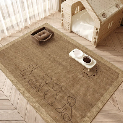 Pet Feeding Mat Non-Slip Easy-Clean Washable
