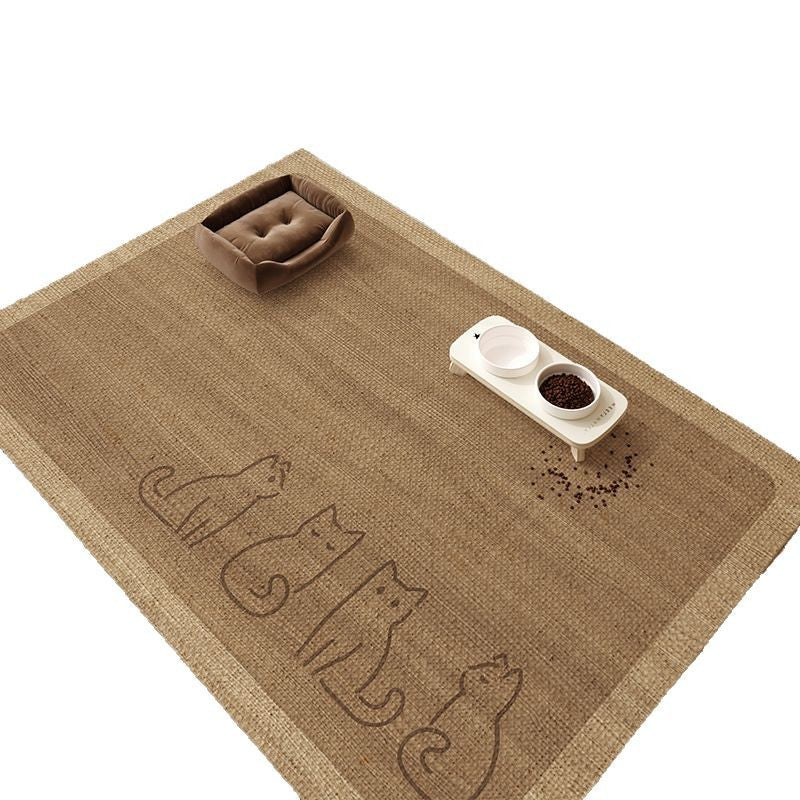 Pet Feeding Mat Non-Slip Easy-Clean Washable