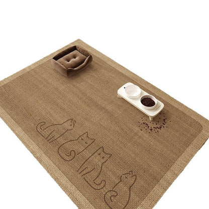 Pet Feeding Mat Non-Slip Easy-Clean Washable