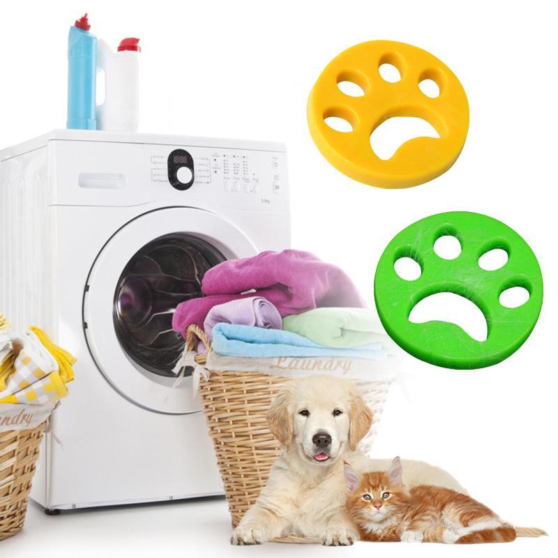 Pet Hair Remover Discs Reusable Silicone Washer & Dryer