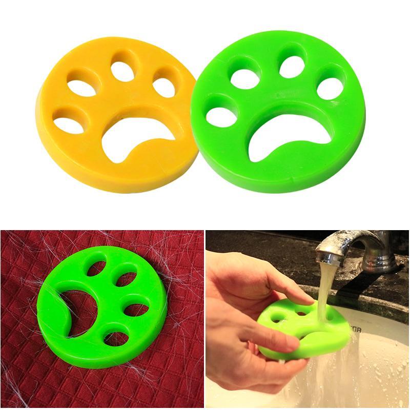 Pet Hair Remover Discs Reusable Silicone Washer & Dryer