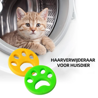 Pet Hair Remover Discs Reusable Silicone Washer & Dryer