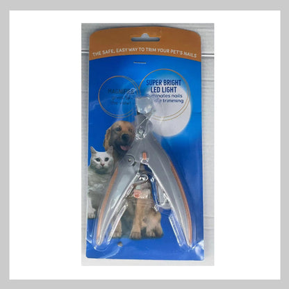Pet Nail Clipper LED Light Replaceable Stainless Steel Blade