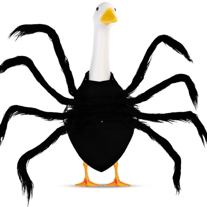 Pet Spider Costume Eight Plush Legs Adjustable Velcro