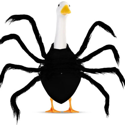 Pet Spider Costume Eight Plush Legs Adjustable Velcro