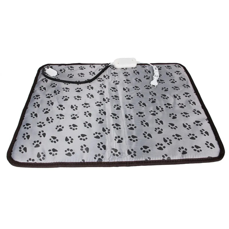 Pet Warming Mat Adjustable Temperature Water-Resistant With Overheat Protection