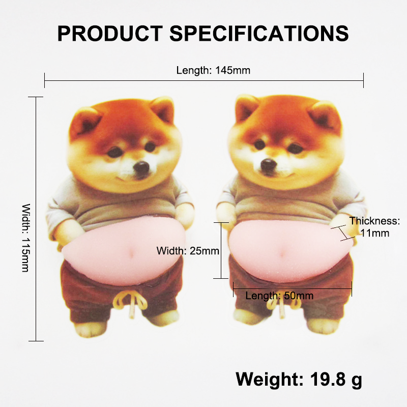 Phone Bumper Stickers Corgi & Shiba Inu Repositionable Silicone
