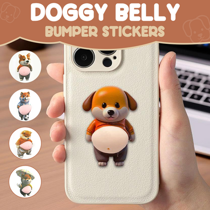 Phone Bumper Stickers Corgi & Shiba Inu Repositionable Silicone