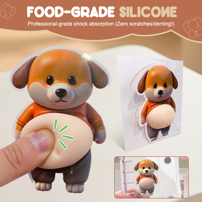 Phone Bumper Stickers Corgi & Shiba Inu Repositionable Silicone