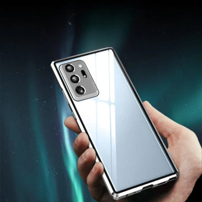 Phone Case Magnetic Aluminum Frame Tempered Glass Privacy Filter