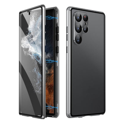 Phone Case Magnetic Aluminum Frame Tempered Glass Privacy Filter