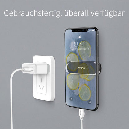 Phone Holder Strong Magnetic Grip 360° Rotatable Nano Adhesive