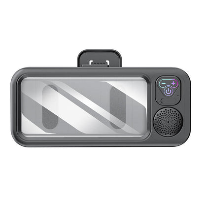 Phone Holder Waterproof Built-In Bluetooth Speaker Touchscreen-Friendly