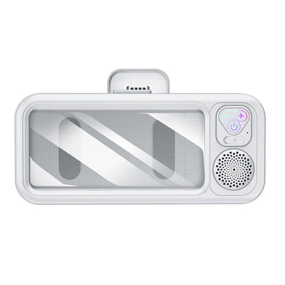 Phone Holder Waterproof Built-In Bluetooth Speaker Touchscreen-Friendly