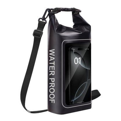 Phone Pouch Waterproof Touch-Through Window Padded Adjustable Strap