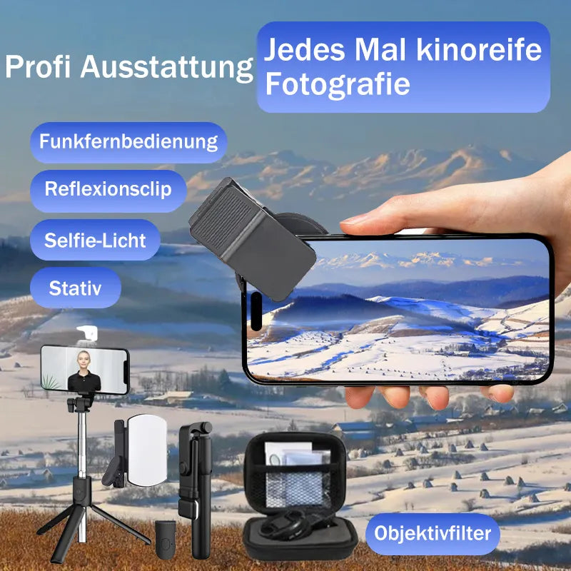 Phone Reflection Mirror Instant Symmetry & Universal Clip