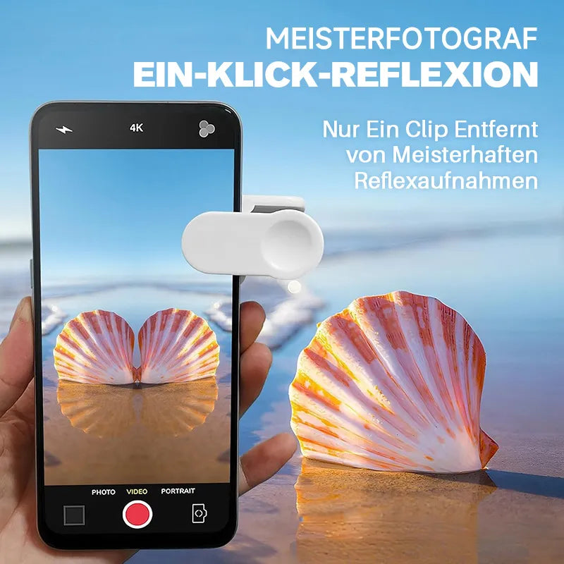 Phone Reflection Mirror Instant Symmetry & Universal Clip