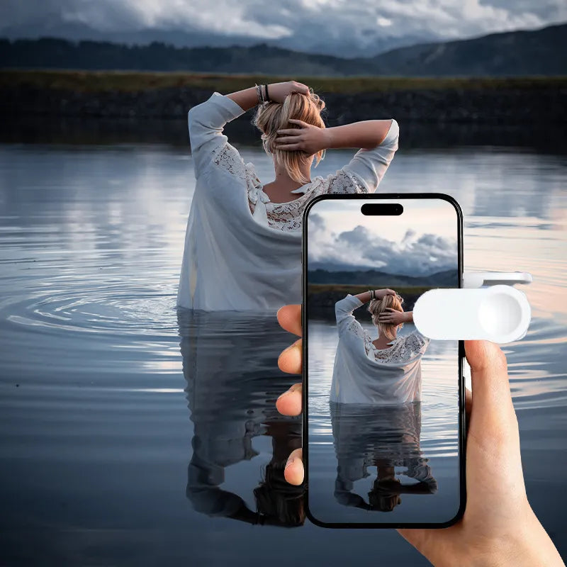 Phone Reflection Mirror Instant Symmetry & Universal Clip