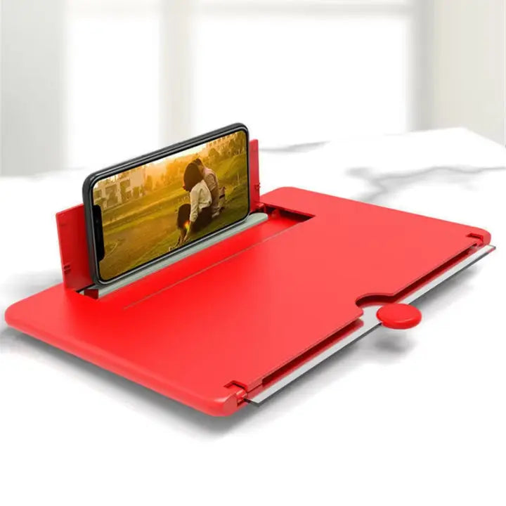 Phone Screen Magnifier Stand Fresnel Lens Foldable & Portable