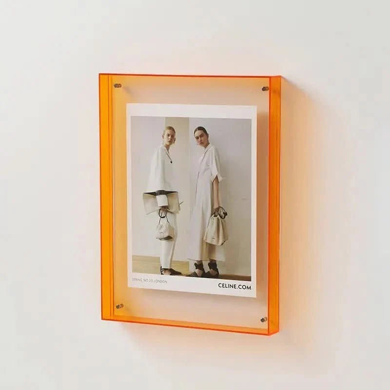 Photo Frame Transparent Acrylic Floating Display Effect