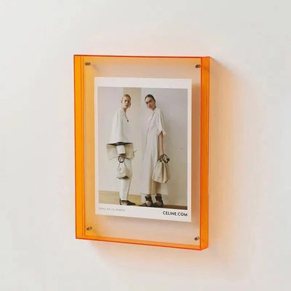 Photo Frame Transparent Acrylic Floating Display Effect