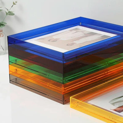 Photo Frame Transparent Acrylic Floating Display Effect