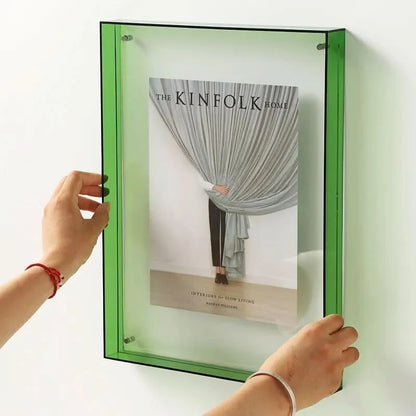 Photo Frame Transparent Acrylic Floating Display Effect