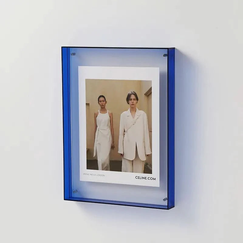 Photo Frame Transparent Acrylic Floating Display Effect