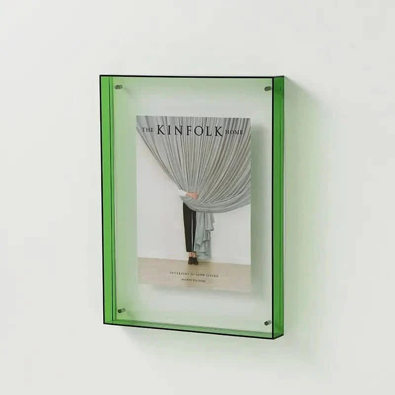 Photo Frame Transparent Acrylic Floating Display Effect