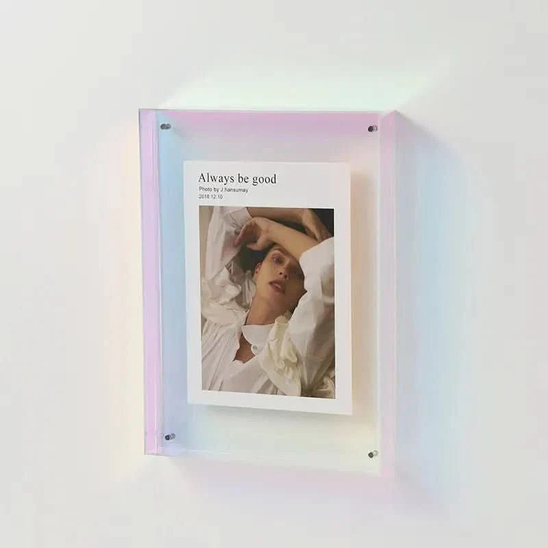 Photo Frame Transparent Acrylic Floating Display Effect